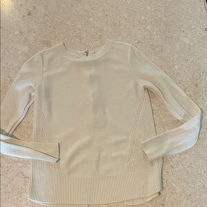 Banana Republic Cream Knit Top